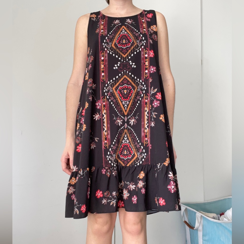 Black Dress with Cut out Back